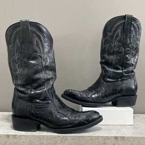 J.B.Dillon Reserve Exotic Original Ostrich Country Western Cowboy Boots 9EE